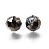 Electroplate Transparent Round Glass Beads GL-CBA6A73-FP02-2