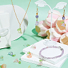 120Pcs Transparent Acrylic Pendants PALLOY-GA00026-4