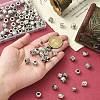 100Pcs 10 Styles Tibetan Style Alloy European Beads FIND-CJ0003-72-4