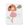 Rectangle Paper Hair Clip Display Cards CDIS-C004-03H-2