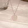 Stylish 304 Stainless Steel Wolf Head Pendant Necklaces for Women's Daily Wear SC2317-1