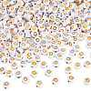 500Pcs Plating Acrylic Beads PACR-TADJ0001-01Q-1