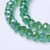 Electroplate Glass Beads Strands EGLA-A034-T2mm-A10-3