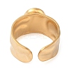 Oval Natural White Jade Finger Rings RJEW-Z057-12G-07-3