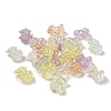UV Plating Luminous Rainbow Iridescent Acrylic Beads LACR-R001-01A-2