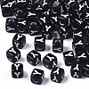 Opaque Acrylic Beads X-SACR-N002-01Y-1
