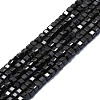 Natural Black Spinel Beads Strands G-P457-B01-31-1