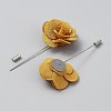 Flower Polyester Brooches JEWB-WH20006-01A-2