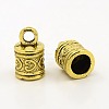 Tibetan Style Alloy Cord Ends TIBE-090-AG-NR-1