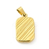PVD Vacuum Plating 304 Stainless Steel Pendants STAS-A073-04G-01-2