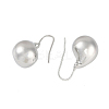 Teardrop Brass Dangle Earrings for Women EJEW-D280-01P-2