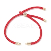 3MM Round Nylon Twisted Cord Slider Bracelet Making AJEW-JB01467-03-1