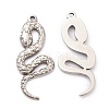 Non-Tarnish 304 Stainless Steel Pendants STAS-G244-12P-2