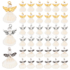 48Pcs 3 Styles Spiral Shell Angel Pendants FIND-PH0020-54-1