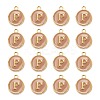 Golden Plated Alloy Enamel Charms X-ENAM-S118-06P-2