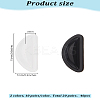 20 Pairs 2 Colors Silicone Eyeglass Nose Pads DIY-LP0001-69-2