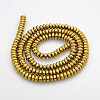 Electroplate Non-magnetic Synthetic Hematite Beads Strands G-J216C-06-2