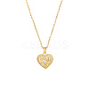 Brass Pave Crystal Rhinestone Pendant Necklaces for Wowen GP4865-5-1
