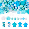 Food Grade Eco-Friendly Silicone Focal Beads SIL-TA0002-67-1