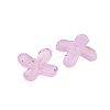 Metal Enlaced Acrylic Bead Caps OACR-G044-01D-2