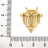 Brass Micro Pave Cubic Zirconia Pendants KK-K339-10B-01-3