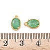 Brass Crushed Ice Cut Cubic Zirconia Pendants KK-D024-24D-G-3