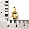 Brass Micro Pave Cubic Zirconia Pendants KK-U055-07G-01-3