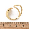 Brass Cuff Rings RJEW-C120-06G-5