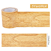 Non-woven Fabrics Imitation Wood Grain Adhesive Tape DIY-GF0005-15C-2