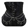 Alloy Star Tassel Layered Curb Chain Waist Belly Chains for Women FS-WG240A3-01-2
