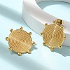 Ion Plating(IP) 304 Stainless Steel Stud Earrings for Women EJEW-M089-03G-2