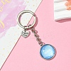 Alloy Glass Keychain KEYC-YW00068-03-1