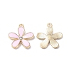 Alloy Enamel Pendants ENAM-O049-02G-4