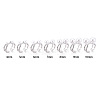 Brass Cuff Ring Settings X-KK-T076-58P-4
