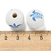 Natural Wood European Beads WOOD-S059-01K-3