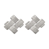 304 Stainless Steel Stud Earrings for Women EJEW-K306-26P-4