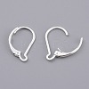 Brass Leverback Earring Findings X-KK-Z007-27S-2