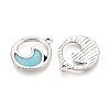 Ocean Theme Alloy Enamel Pendants ENAM-CJC0022-14B-AS-2
