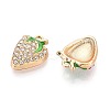 Alloy Rhinestone and Enamel Pendants PALLOY-T092-42G-01-2