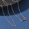 1/20 14K Gold Filled Cable Chain Necklaces for Women Men NJEW-Z068-04RG-1