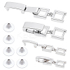 2Pcs Brass Fold Over Clasps KK-ME0003-29-1