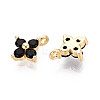 Brass Micro Pave Cubic Zirconia Pendants KK-D356-07-G-4