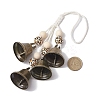 Iron Bell Wind Chimes HJEW-JM01955-3