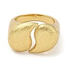 Rack Plating Brass Cuff Finger Rings for Women RJEW-C114-13B-G-2