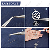 DIY Lotus Yoga Dangle Earring Making Kits DIY-SC0019-71-4