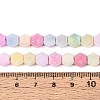 Anti-Tarnish Electroplate Glass Beads Strands GLAA-T028-8mm-02M-4