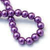 Baking Paint Glass Pearl Bead Strands X-HY-Q003-3mm-37-4
