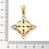 Ion Plating(IP) 304 Stainless Steel Pendants STAS-R225-11AG-3