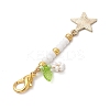 Alloy Enamel Pendant Decorations HJEW-MZ00087-5