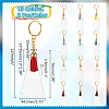 Trumpet Shape Transparent Blank Acrylic Keychain KEYC-AB00057-2